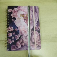 Carnet de notes A5 à spirale, agenda de bureau multifonctionnel, journal à motifs floraux, mémo pour étudiants, papier à écrire
