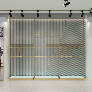 Negozio di scarpe da uomo Design interno personalizzato a parete scaffale abbigliamento sportivo espositore Stand per negozio di abbigliamento sportivo - Product Image 3