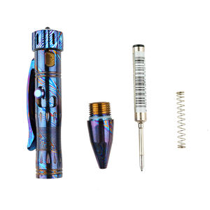 MecArmy TPX10 Bolígrafo táctico de titanio, acción de perno, mecanizado de precisión CNC, herramienta de escritura de autodefensa duradera, <span class=keywords><strong>LAMY</strong></span>, Camping, senderismo - Product Image 2
