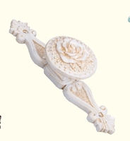 Accessoires de rideaux en résine européenne de haute qualité, design moderne du milieu du siècle, écologiques, crochets pour tringles à rideaux pour salon