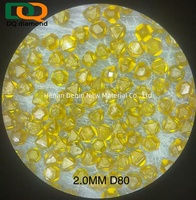 Diamant synthétique HPHT DQ Diamond, diamant monocristallin industriel, grain 20 # -500 #   Outils industriels super résistants à l'usure