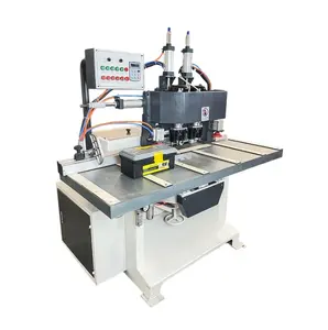 Cnc anahtar deliği sondaj makinesi anahtar deliği endüstriyel makine düğme delme çift kafa cnc makinesi