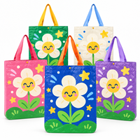 Sacs cadeaux personnalisés en plastique tissé à la main pour exposition d'anime, avec logo personnalisable, pliables, design à bandoulière unique
