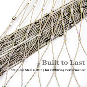 Vente directe usine – Treillis métallique en acier inoxydable SUS316, durable, tissé, imperméable et écologique pour petits animaux de <span class=keywords><strong>zoo</strong></span> - Product Image 1