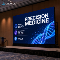 Mur d'affichage LED haute résolution P2.6 pour la salle principale du congrès médical avec installation rapide et location
