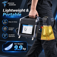 Machine de gravure laser à fibre portative de 6,8 kg pour pièces métalliques, outils, codes QR, logos, numéros de série, portable, type branché sur secteur ou sur batterie