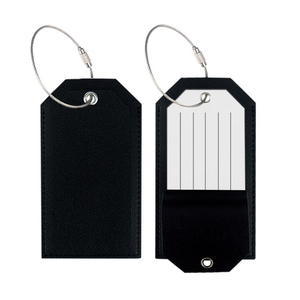 Etiqueta de Equipaje para Avión, Portátil, Grabada, de Cuero PU, Ligera (21g), Personalizable con Nombre y Letra - Product Image 6