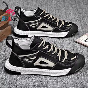 Chaussures de sport décontractées pour homme, respirantes, noires, de marque, personnalisées - Product Image 4