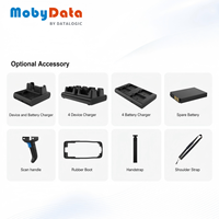 Escáner de Código de Barras PDA 4G Mobydata SA99, Computadora Portátil Android Octa-Core IP67 para Gestión de Almacenes y Comercio Minorista