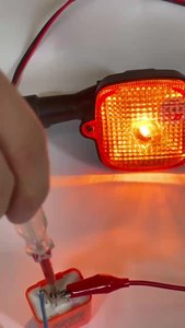 Relé intermitente <span class=keywords><strong>LED</strong></span> Universal de 2 pines para motocicletas Indicador de señal de giro sellado a prueba de agua de 12V Compatible con todas las bicicletas - Product Image 6
