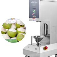 Machine à peler les jeunes noix de coco vertes automatique en acier inoxydable, éplucheur commercial de noix de coco