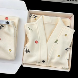 Ropa de confinamiento de algodón personalizada, Pijamas de <span class=keywords><strong>lactancia</strong></span> posparto de otoño, conjunto de mujer, ropa de casa de maternidad de <span class=keywords><strong>invierno</strong></span> - Product Image 1