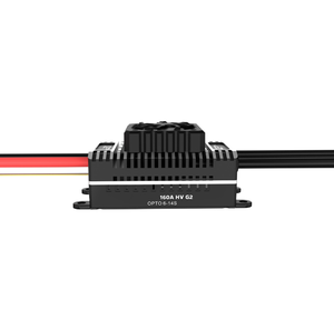 Contrôleur de vitesse brushless 160A ESC HV OPTO G2 6-14S Lipo avec BEC XT90 programmable pour hélicoptère RC, avion à voilure fixe et drones FPV - Product Image 3