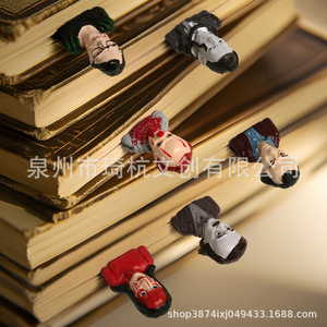 Cartoon Horror Novel <b>Bookmarks</b> Plastic Resin Reusable Gift For Reading - Product Image 1