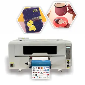 Intelligente Printer Met Gereduceerd Lawaailabel En Snijder Uv-Label Roll-To-Roll-Printer