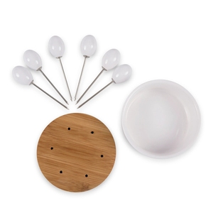 Plateau <span class=keywords><strong>tournant</strong></span> Lazy Susan pour servir des amuse-gueules, des plats à tremper, des plateaux de service pour apéritifs - Product Image 3