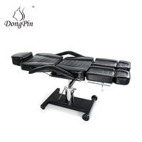Chaise de tatouage hydraulique réglable au design moderne avec accoudoirs, livraison gratuite aux États-Unis