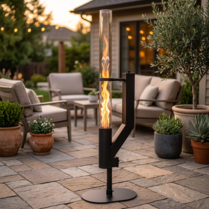 <span class=keywords><strong>Stufa</strong></span> <span class=keywords><strong>a</strong></span> Pellet per Esterni Stile Fattoria, Riscaldatore da Patio per Terrazza, Cortile e Giardino - Product Image 2