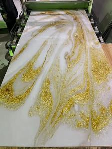 Panneau UV 1220x2440 en PVC, feuille de marbre 2-5mm, imperméable, non toxique, ignifuge, qualité supérieure, impression, laminage - Product Image 4