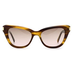 Gafas de Sol de acetato de colores a la moda unisex polarizadas ovaladas ojo de gato protección UV400 alta calidad verde claro naranja - Product Image 5