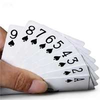 Cartes électroniques anti-contrefaçon étanches avec logo spécialisé, cartes à jouer en papier importé