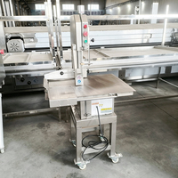 Scie à os verticale pour viande, machine à découper les steaks, les côtelettes d'agneau et les os de porc, équipement de transformation des aliments frais