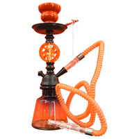 Chicha Narguilé de Luxe en Alliage d'Aluminium Haute Qualité, Chicha en Verre Haut de Gamme, Narguilé Fantaisie pour Magasin Spécialisé