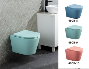 Système de toilette mural Cuvette de toilette suspendue Chasse d'eau Salle de bain <span class=keywords><strong>Wc</strong></span> Toilette suspendue au mur - Product Image 5