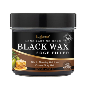 Smooth <strong>Edge</strong> Olive Oil Beeswax <strong>Black</strong> Wax <strong>Edge</strong> Control Tamer Hairline Filler for Thinning <strong>Edges</strong> - Product Image 2