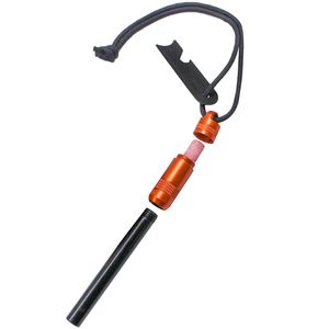 Kit allume-feu à capsule en aluminium étanche Ferrocerium Ferro Rod avec bouchon d'incendie d'urgence <span class=keywords><strong>Tinder</strong></span> <span class=keywords><strong>pour</strong></span> le camping et la randonnée - Product Image 5