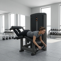 Appareil de musculation professionnel réglable pour l'entraînement des dos, de la poitrine et des jambes (machine à flexions couchées) pour la musculation et le fitness