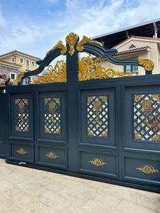 Puerta de patio de diseño moderno y duradero para edificios de oficinas y villas Instalación fácil con estilo tradicional y europeo - Product Image 6