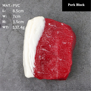 เนื้อปลอม PVC ชิ้นเนื้อสันในดิบ ซีร์โลอินสเต็กเทียม อาหารจำลอง PU เป็ดย่าง ไก่ อาหารปลอม อุปกรณ์ประกอบฉาก - Product Image 2