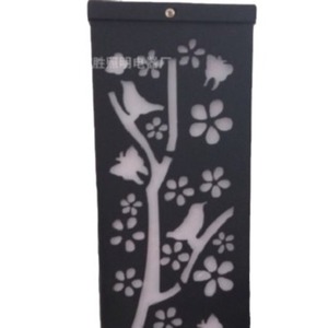 Solar Garden <b>Light</b> Stainless Steel <b>Led</b> <b>Light</b> <b>Sensor</b> Water Resistant Free Standing Outdoor Lawn Lamp - Product Image 2
