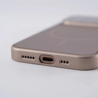 Coques de téléphone portable originales en PC mat AG givré, magnétiques, antichoc, avec charge sans fil, protection de l'objectif arrière pour 17 Pro Max