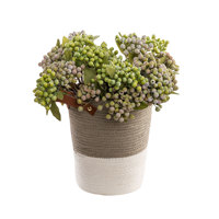 Hoogwaardig kunstmatig fruit- en groene bonen takkenarrangement in Instagram-stijl, met bubbelmateriaal en bloemen, half handgemaakt