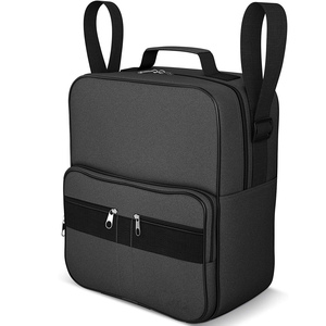 Wheelchair Accessories Geometric Pattern Polyester Zipper Side Organizer Storage Bag Armrest Pouch Manual Scooters <b>Rollators</b> - Product Image 1