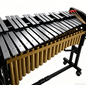 Marimba d'entraînement Yonghe à 3, 4 ou 5 <span class=keywords><strong>octaves</strong></span>, en métal noir et rouge, écologique, pour enfants, instrument de percussion musical, <span class=keywords><strong>Xylophone</strong></span> - Product Image 3