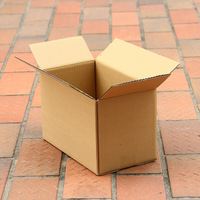 Emballage en carton ondulé personnalisable, brun, durable, revêtu de PVC, recyclable, impression numérique compatible