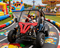 Nuevo Go Kart Eléctrico para Adultos con Tracción por Eje, Vehículo Todoterreno Multifuncional a Gasolina/Eléctrico con Capacidad de Carga de 200 kg para Uso Agrícola