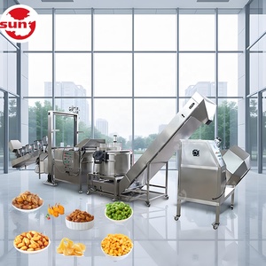 Ligne de production de frites et de snacks à friture continue pour l'industrie alimentaire : machine à frire les cacahuètes, les chips de pommes de terre et les noix de cajou - Product Image 1