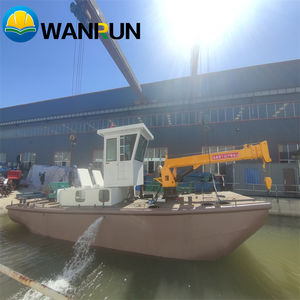 Wanrun <span class=keywords><strong>Bateau</strong></span> de travail efficace pour le transport de mazout et d'eau potable avec grue pour les sites de dragage en <span class=keywords><strong>vente</strong></span> - Product Image 6
