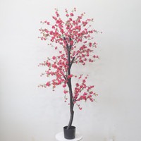 Simulation de tronc en bois de fleurs de cerisier et de pêchers artificiels décoratifs pour la décoration intérieure