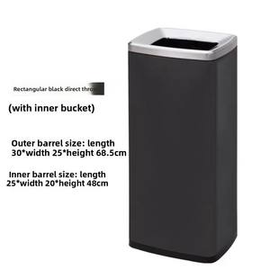 <span class=keywords><strong>Cubo</strong></span> <span class=keywords><strong>de</strong></span> <span class=keywords><strong>basura</strong></span> <span class=keywords><strong>de</strong></span> acero inoxidable <span class=keywords><strong>con</strong></span> tapa abierta y <span class=keywords><strong>pedal</strong></span> <span class=keywords><strong>de</strong></span> activación directa, <span class=keywords><strong>con</strong></span> separación <span class=keywords><strong>de</strong></span> residuos secos y húmedos, para uso comercial en centros comerciales, entradas <span class=keywords><strong>de</strong></span> ascensores y escuelas - Product Image 6