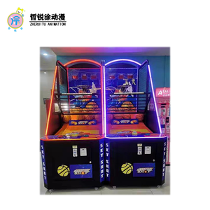 Münz betriebenes Indoor-Vergnügung zentrum Neue elektronische <span class=keywords><strong>Basketball</strong></span> maschine Amusement Street <span class=keywords><strong>Basketball</strong></span> Shoot Hoops Game Machine - Product Image 4