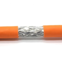 Cable Ethernet CAT7 23AWG 650MHz SFTP Blindado con Lámina de Aluminio Trenzada LSZH Rollo de 1000 Pies (500M) Aislamiento de PE Codificado por Colores
