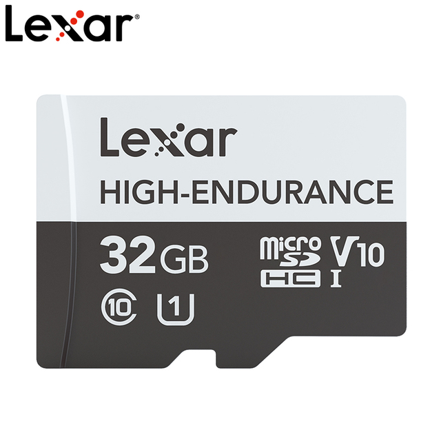 100% Original Lexar High-Endurance 32GB 64GB 128GB Micro TF SD Card 100MB/s for Video Recorder Monitoring Video