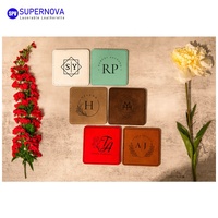 Patch en cuir adhésif personnalisé gravé au laser, étiquette en cuir gravée pour sac à main, patchs vierges personnalisables