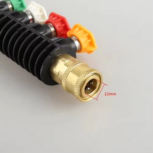 Nueva Pistola de Agua Eléctrica de Alta Presión 4000PSI con Boquilla de Latón de Acoplamiento Rápido para Limpieza de Autos, Bicicletas, Jardines y Hogar - Product Image 4