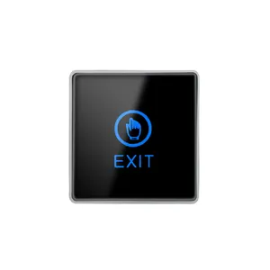 Waterproof LED Light Touch Screen Door Exit Button Touch Sensor Switch For Access Control System